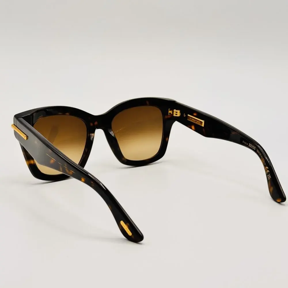 Tom Ford Sunglasses FT1329 52F Havana Butterfly Brown Gradient 53-20-140mm Italy